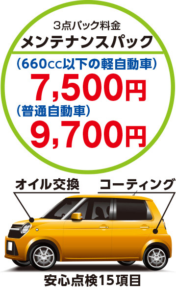 メンテナンスパック